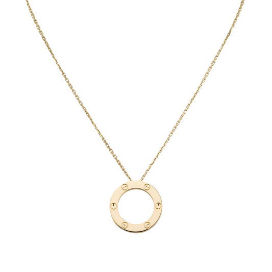 Love Pendant 18ct Yellow Gold