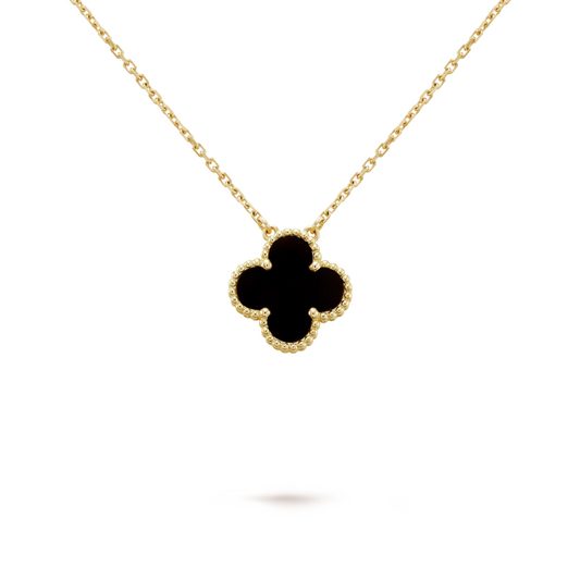 Belle Vante Pendant Onyx 18K Yellow Gold