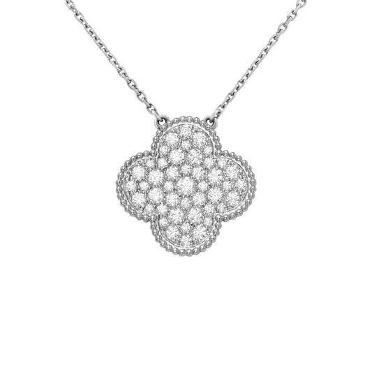 Belle Vante Pendant Full Diamonds 18K White Gold