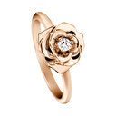 Medium Rose Gold Diamond Ring