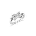Jeux de Liens Ring White Gold Diamond | 081240