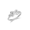 Jeux de Liens Ring White Gold Diamond 0.39ct | 081293