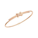 Jeux de Liens Bracelet Rose Gold Diamonds 0.11ct | 081776