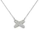 Jeux de Liens Pendant White Gold Diamond 0.23ct | 083219