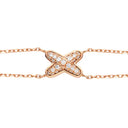 Jeux de Liens Bracelet Rose Gold Diamonds 0.23ct | 083222