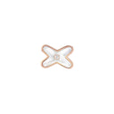 Jeux de Liens Earring Rose Gold | 083469