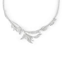 Laurier Necklace White Gold Diamond 8.63ct | 083504