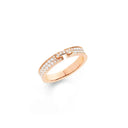Liens Évidence Ring Rose Gold Diamond 4mm | 083605