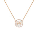 Jeux de Liens Harmony Small Model Pendant Rose Gold Mother-of-Pearl Diamond | 084220