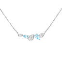Ronde d'Aigrettes Pendant White Gold Aquamarine Diamond 0.72ct | 084379