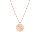 Jeux de Liens Harmony Medium Pendant Rose Gold Diamond 0.25ct | 084646