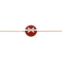 Jeux de Liens Harmony Bracelet Rose Gold Diamonds 0.06ct 14-17cm | 085007