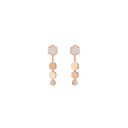 Bee Motif Earrings Rose Gold Diamond 0.62ct | 085202