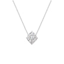 Éclat Floral Pendant White Gold Diamond 1.20ct | 085368