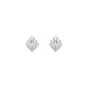 Éclat Floral Earrings White Gold Diamonds 2.25ct | 085369