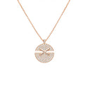 Jeux de Liens Harmony Medium Model Pendant Rose Gold Diamond 0.73ct | 085435