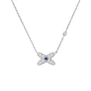 Jeux de Liens Pendant White Gold Sapphire Diamond 0.99ct | 085454