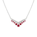 Joséphine Aigrette Pendant White Gold Ruby Diamond 0.90ct | 085531
