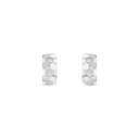 Bee Hoop Earrings White Gold Diamonds 2.13ct | 085729