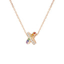Jeux de Liens Pendant Rose Gold Multi-Stone Diamond 0.19ct | 085816