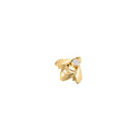 Bee Motif Earring Yellow Gold Diamond 0.03ct | 085824
