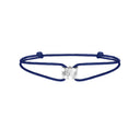 Bee Motif Bracelet White Gold Diamonds 0.05ct 8mm | 086054