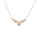Joséphine Aigrette Pendant Rose Gold Diamond 0.22ct | 086198