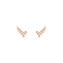 Joséphine Aigrette Earrings Rose Gold Diamonds 0.40ct | 086199