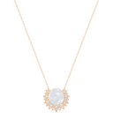 Medium Rose Gold Mother-of-Pearl Diamond Pendant