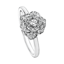Medium White Gold Diamond Ring