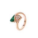 Divas' Dream Ring Belle Vante Ethical Rose Gold Malachite Diamonds