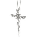 Ghirlanda Necklace in 18k White Gold with White Diamonds