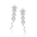Ghirlanda Earrings in 18k White Gold with White Diamonds