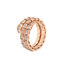 Serpenti Viper Ring Belle Vante Ethical Rose Gold Diamonds