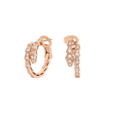 Serpenti Viper Earrings Belle Vante Ethical Rose Gold Diamonds