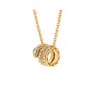 Serpenti Viper Necklace Belle Vante Ethical Yellow Gold Pavé Diamonds