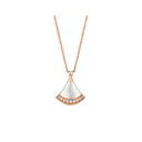 Divas' Dream Necklace Belle Vante Ethical Rose Gold Diamonds Mother-of-Pearl