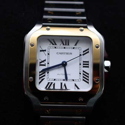 Cartier De Santos W2SA0016 Medium Model White Dial 2023