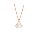 Divas' Dream Necklace Belle Vante Ethical Rose Gold Mother-of-Pearl Diamonds