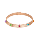 Tubogas Necklace Belle Vante Ethical Rose Gold Amethyst Citrine Peridot Rubellite Blue Topaz Diamonds