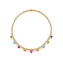 Allegra Necklace Belle Vante Ethical Yellow Gold Multicolor Gemstones Diamonds