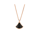 Divas' Dream Necklace Belle Vante Ethical Rose Gold Diamonds Onyx