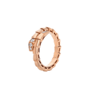 Serpenti Viper Ring Belle Vante Ethical Rose Gold Diamonds