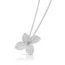 Petit Garden Necklace in 18k White Gold with White Diamonds