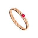 Tubogas Bracelet Belle Vante Ethical Rose Gold Rubellite Diamonds