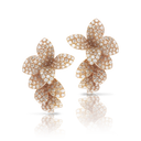 Petit Garden Earrings in 18k Rose Gold with Diamonds
