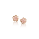 Figlia dei Fiori Stud Earrings in Rose Gold