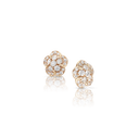 Figlia dei Fiori Stud Earrings in Rose Gold
