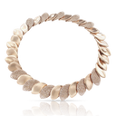 Aleluiá Choker Combination in 18k Rose Gold with White and Champagne Diamonds