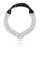 Goddess Garden Collier Combination in 18k White Gold with White Diamonds